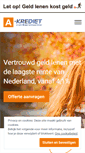 Mobile Screenshot of a-krediet.nl